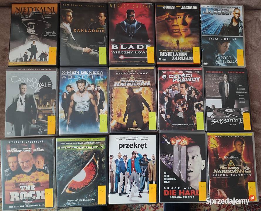 Filmy na DVD 41 sztuk Warszawa