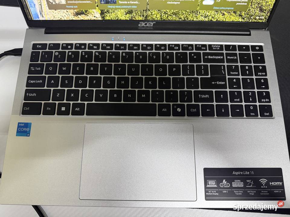 Acer aspire 16 Rzeszów sprzedam