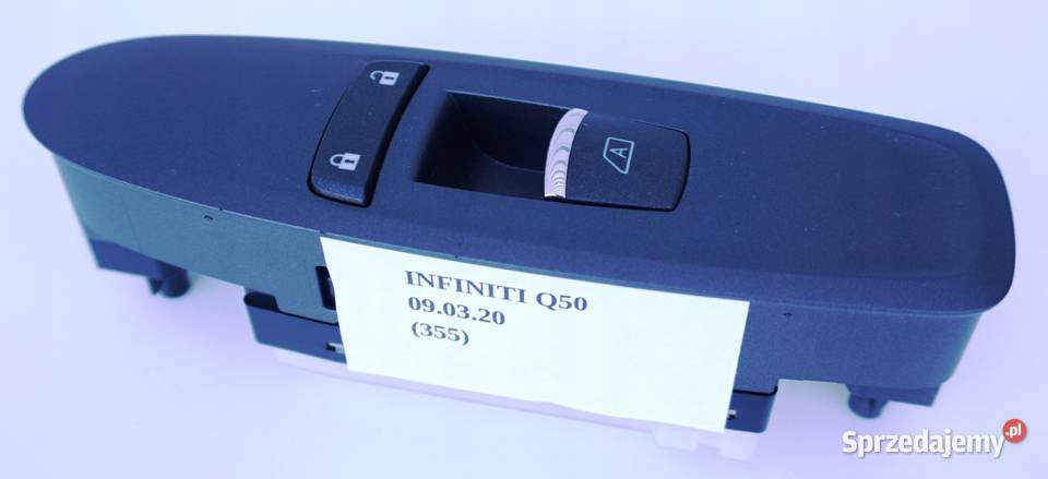 PRZEŁĄCZNIK PANEL SZYB PRAWY PRZÓD INFINITI Q50 osobowe Wyposażenie wnętrza wielkopolskie