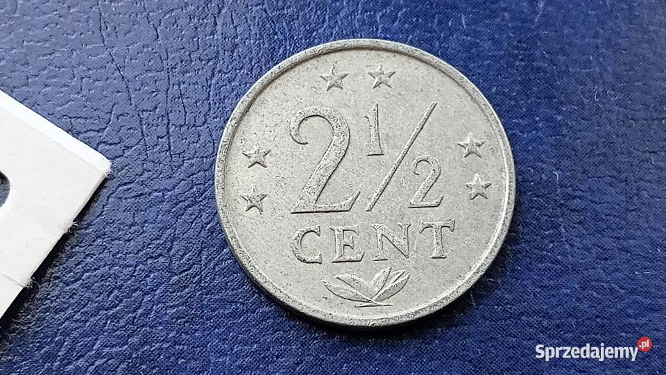 Stare monety 2 12 cent 1984 Antyle Holenderskie Lesko