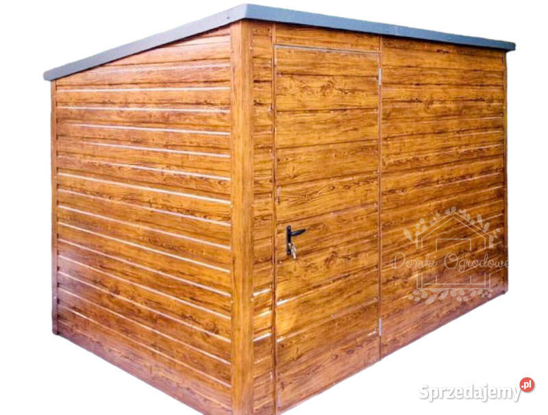 SCHOWEK DOMEK OGRODOWY 2m x 15m spad w tył drzwi wielkopolskie Jastrowie