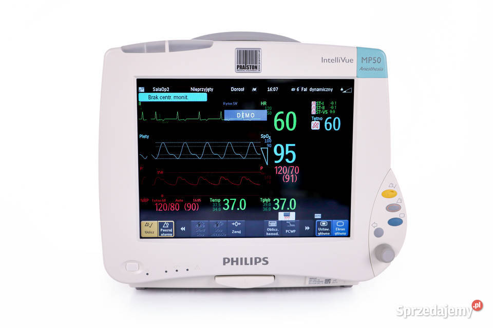 Monitor pacjentakardiomonitor PHILIPS INTELLIVUE sprzedam