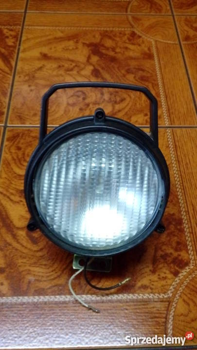 Lampa halogen roboczy z włącznikiem w lampie