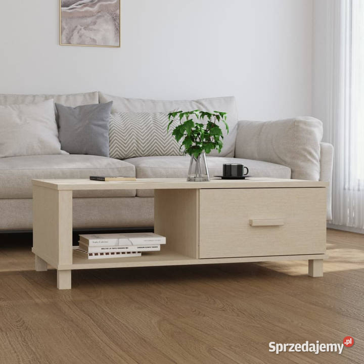 Stolik kawowy HAMAR miodowy brąz 100x55x35 lita mazowieckie