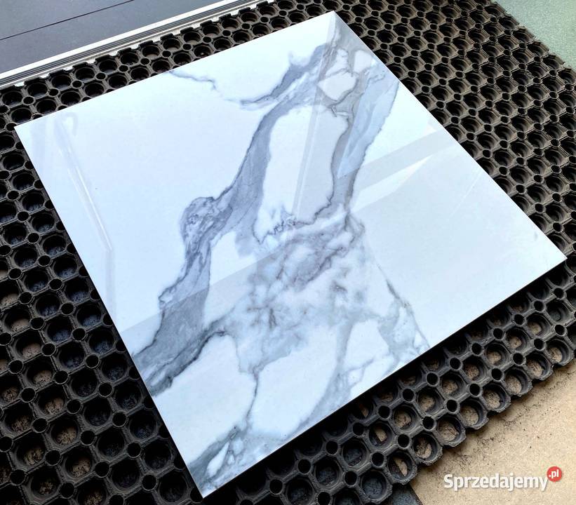 GRES CALACATTA 60X60 POLER BIAŁY MARMUR POŁYSK Piotrków Trybunalski