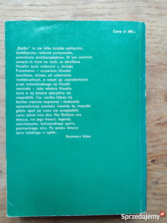 Bołdyn książka autor Jerzy Purnament wydanie śląskie