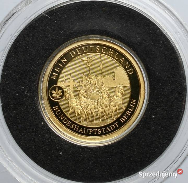 Niemcy numizmat Mein Deutschland Berlin złoto st Warszawa