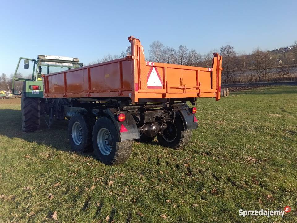 Przyczepą wywrotka 3 strony tandem 4x4 jedyna