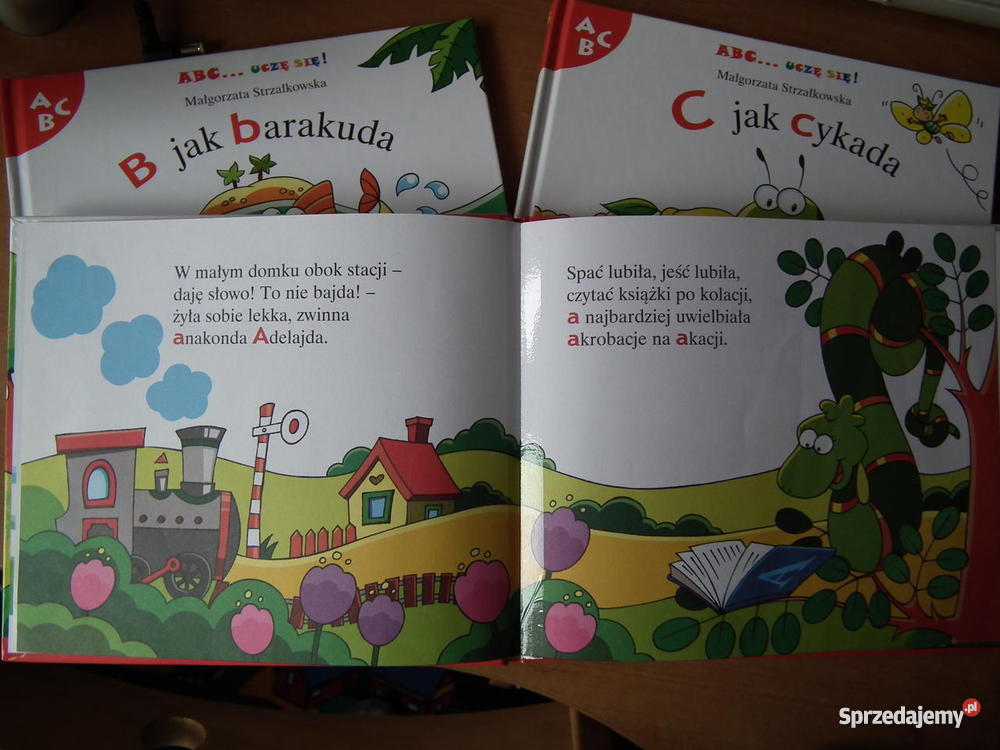 ABC Uczę się książki edukacyjne dzieci w 37 lat