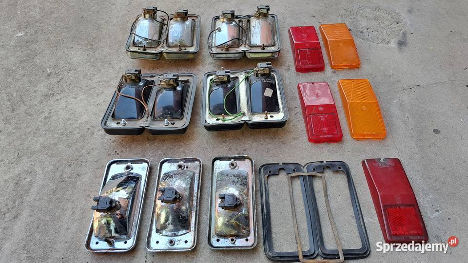 Fiat 125p wkłady lamp Zelmot