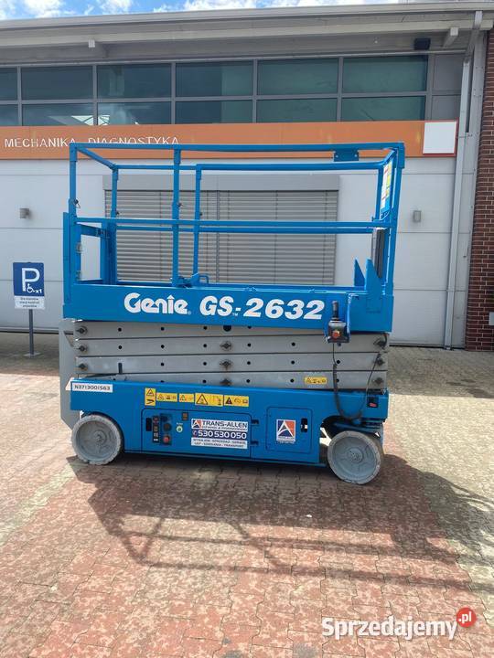 Podnośnik nożycowy GENIE GS 2632 236 podest podkarpackie Jasło