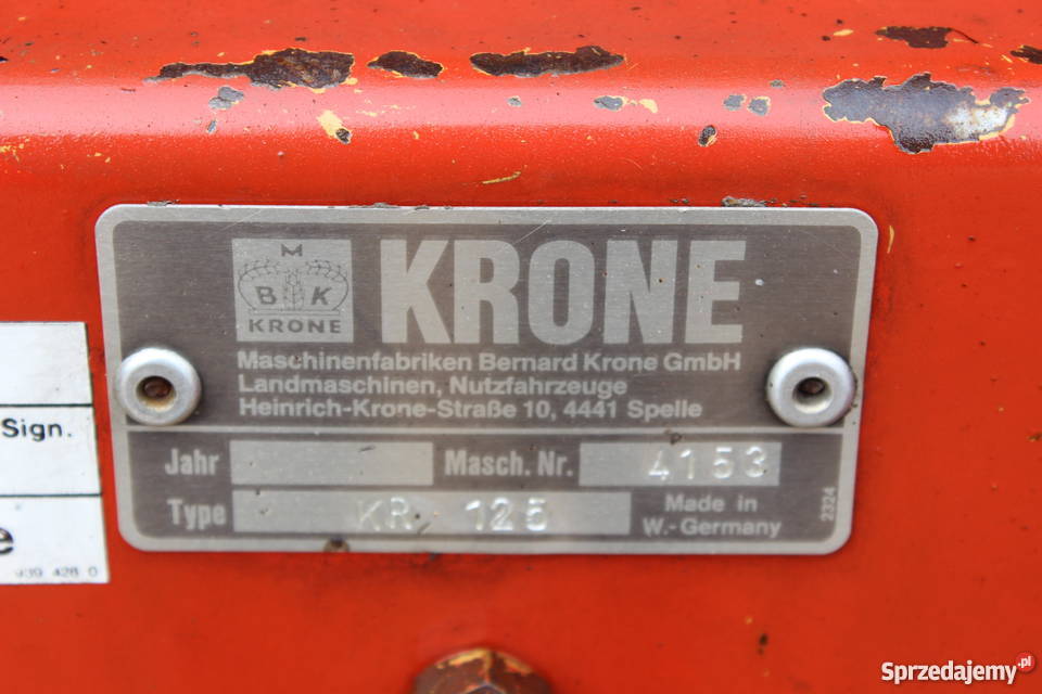 Prasa Krone KR 125 podlaskie