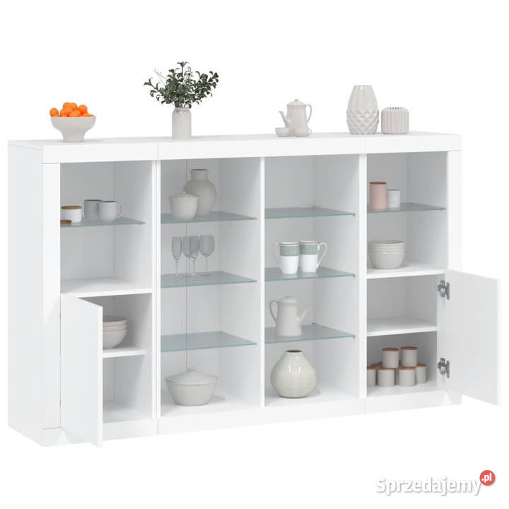 Szafki z oświetleniem LED 3 białe WM3209135 Warszawa sprzedam