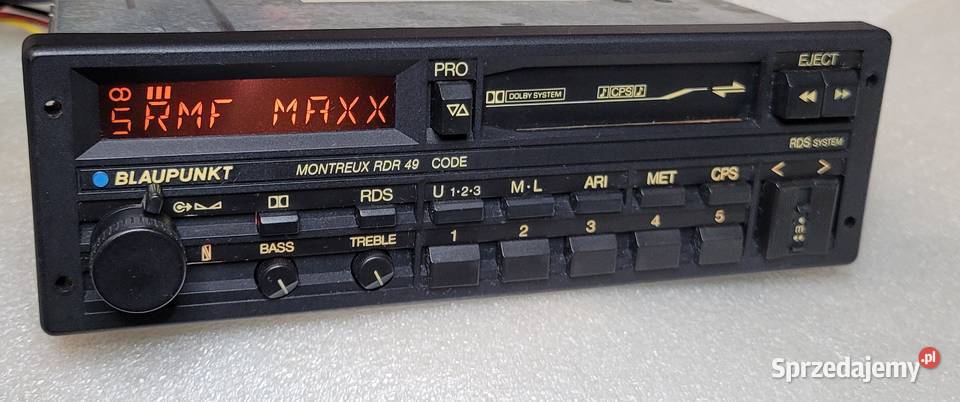 Radio Blaupunkt Montreux RDR 49 klasyk sprawne Car audio Białystok sprzedam