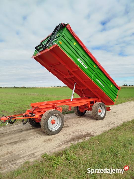 Przyczepa wywrotka 3 strony d55 d47 thk Krone hl nieuszkodzony Łubna-Jakusy