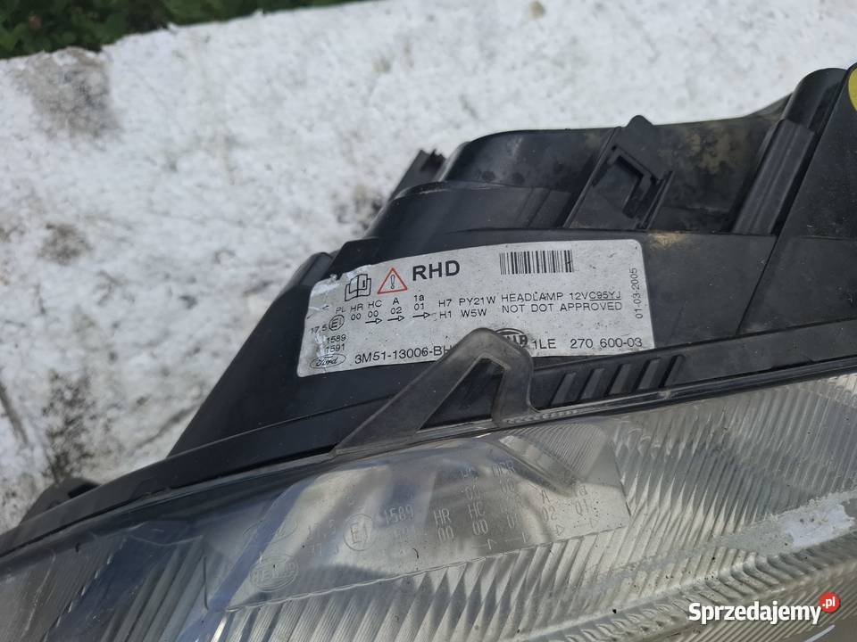 Lampa Lewa Przednia Ford C Wisznice