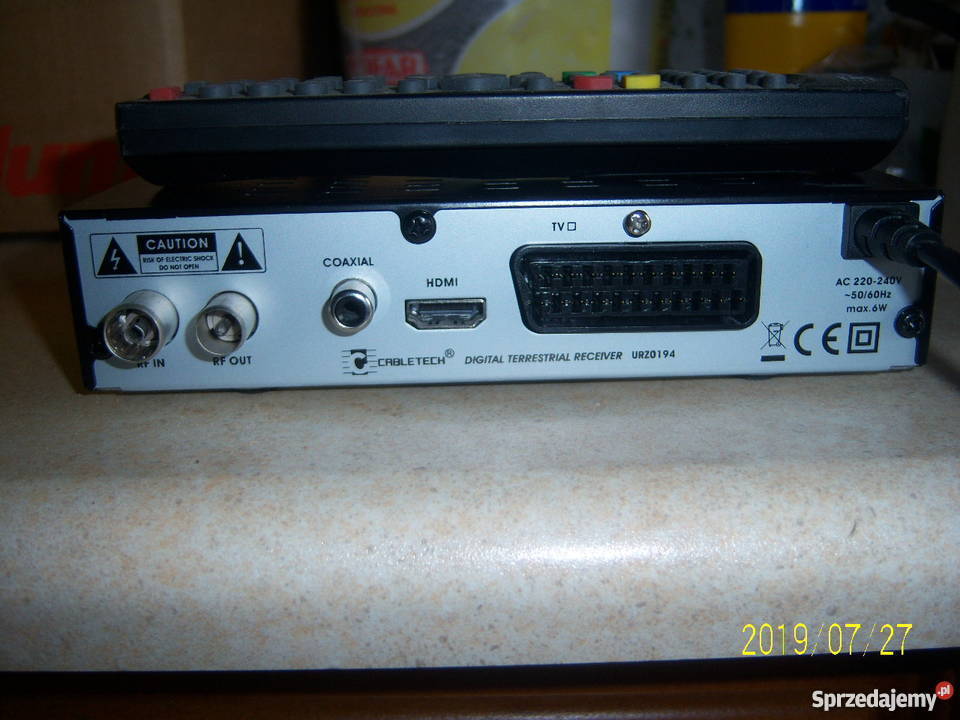 Cabletech dekoder tv pilot tuner 0194 S świętokrzyskie Kielce