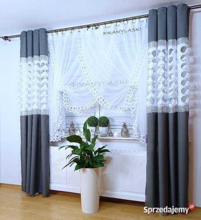 Firana 400x160 Firany do pokoju salonu kuchni Radomsko