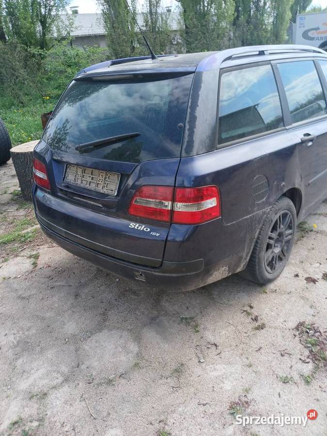Sprzedam części do fiata stilo benzyna+LPG Nowe Miasto Lubawskie