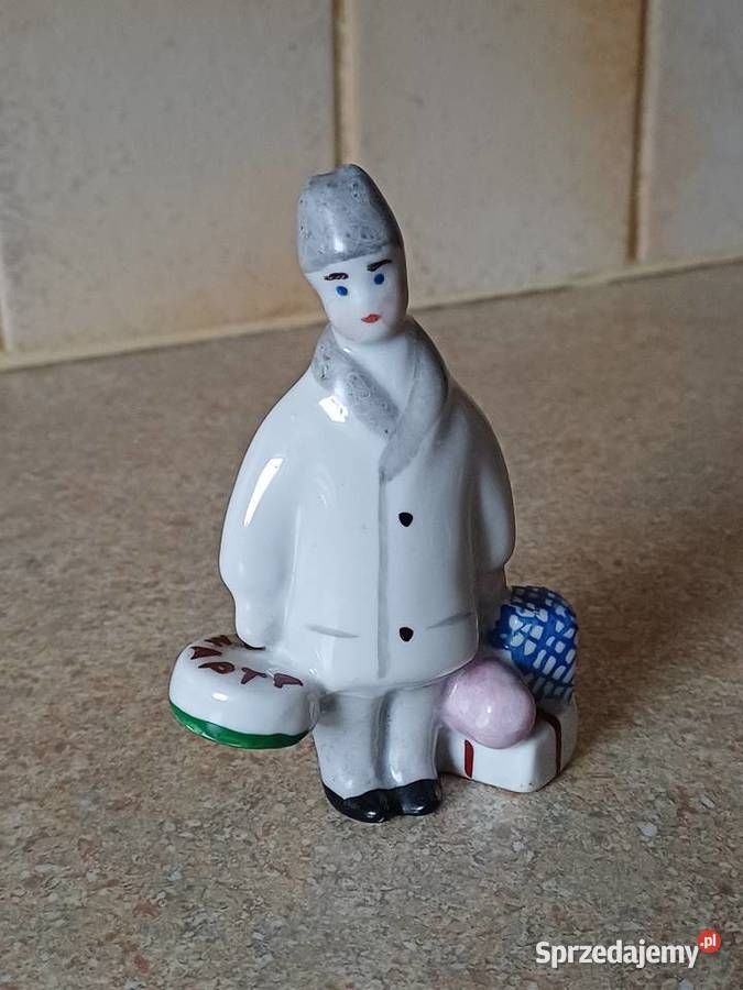 stara kolekcjonerska figurka Porcelana i szkło małopolskie Nowy Targ