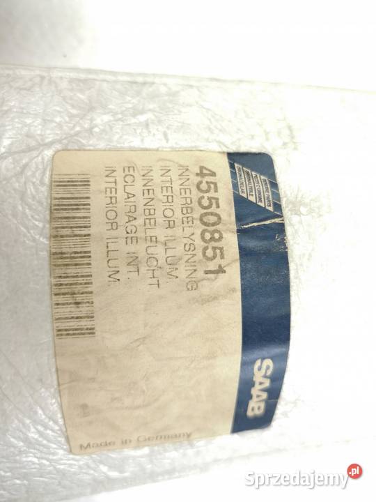 LAMPKA OŚWIETLENIE WNĘTRZA SAAB 900 19951998 ASO