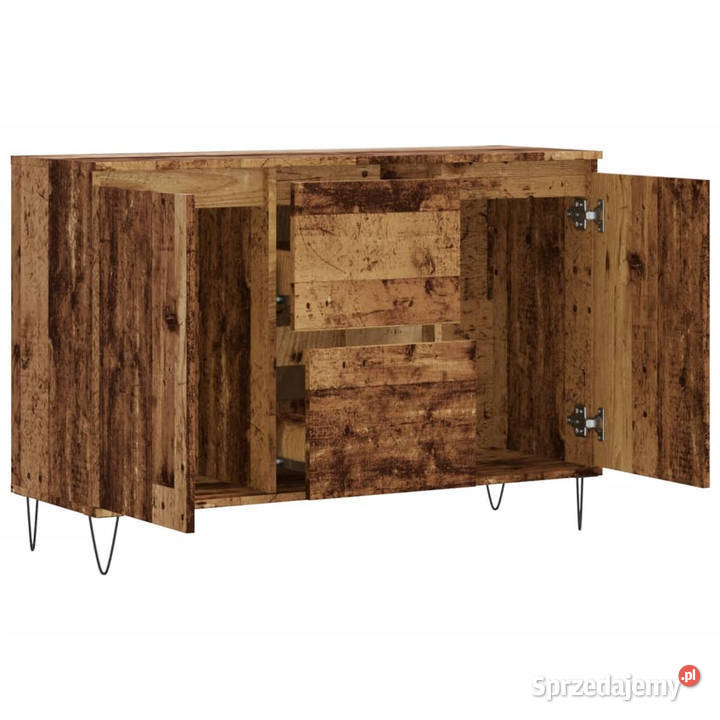 Szafka stare drewno 104x35x70 materiał mazowieckie Warszawa
