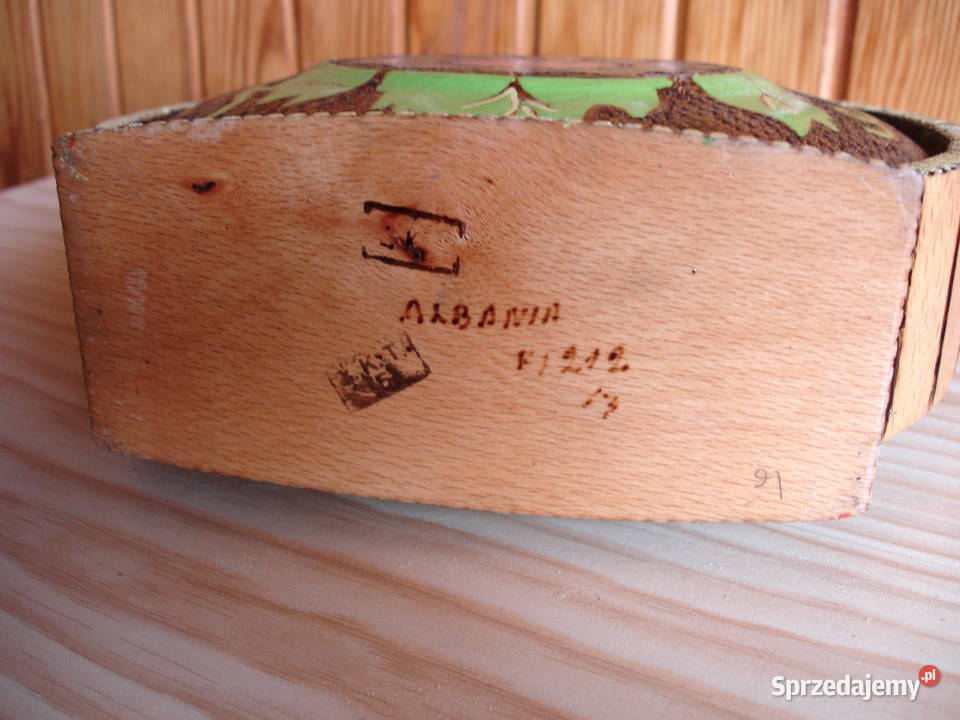 Butelka drewniana ALBANIA lubuskie Zielona Góra