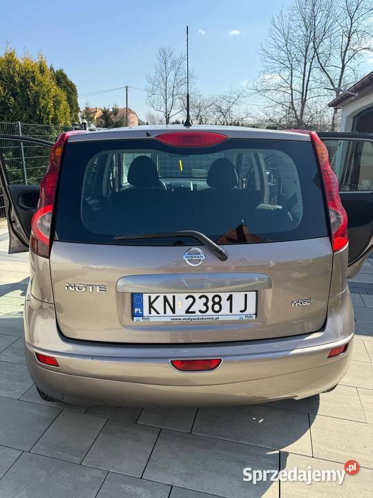 2010 Nissan note 16 benzyna automat 2010 134 362