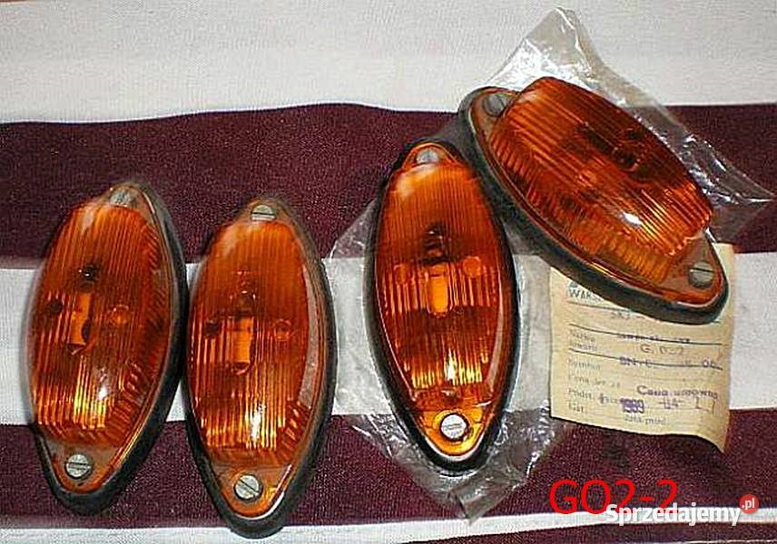 Lampa kierunkowskazu klosz E 92 F z lat PRL