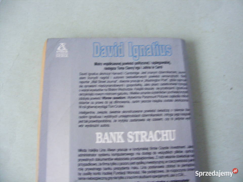 David Ignatius x 2 Agenci niewinności Bank