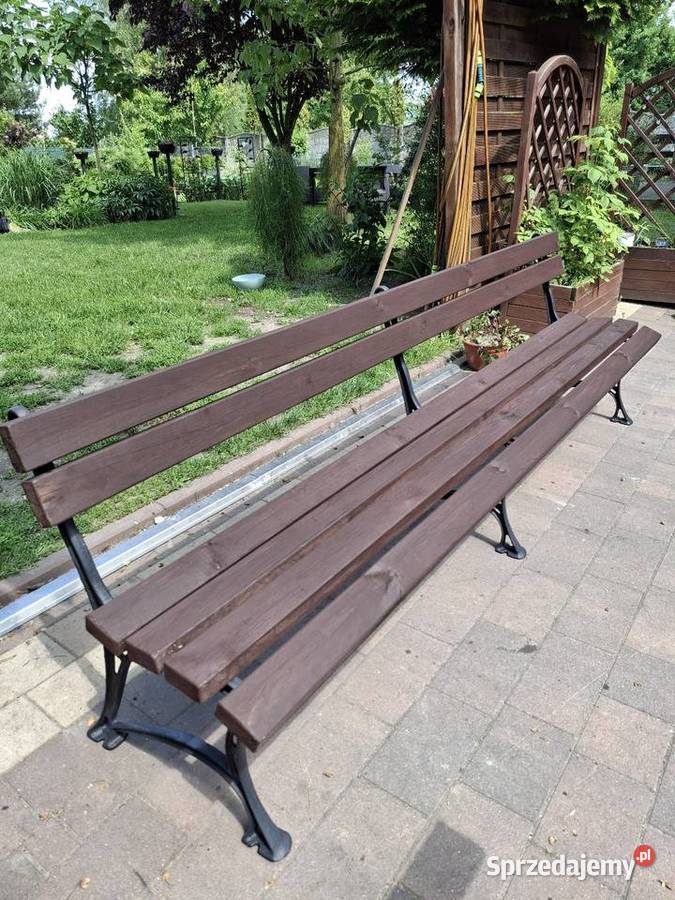 Ławka ogrodowa solidna Dąbrowa sprzedam