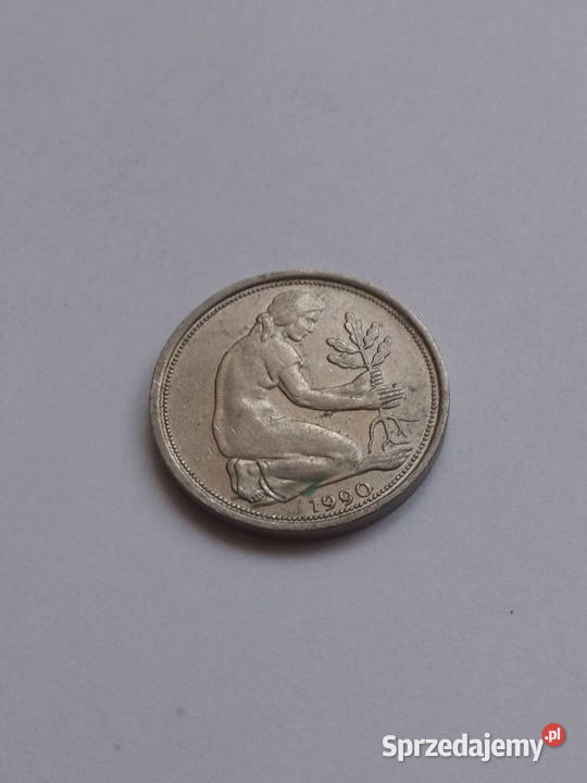 50 Pfenning 1990r Dąbrowa Górnicza