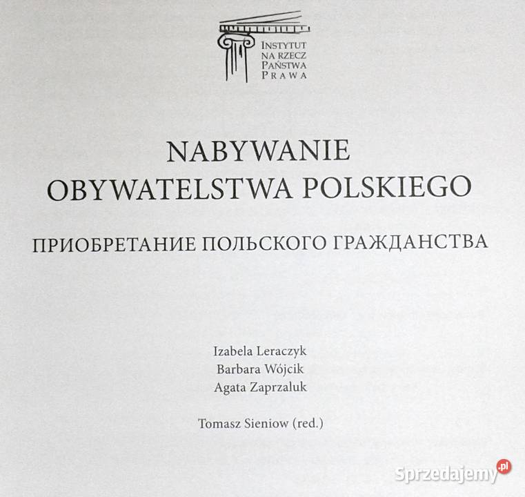 Nabywanie obywatelstwa polskiego Izabela twarda Chełm