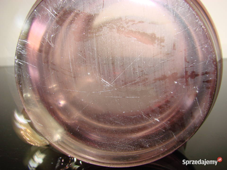 kufel czerwone szkło Pruszcz Gdański sprzedam