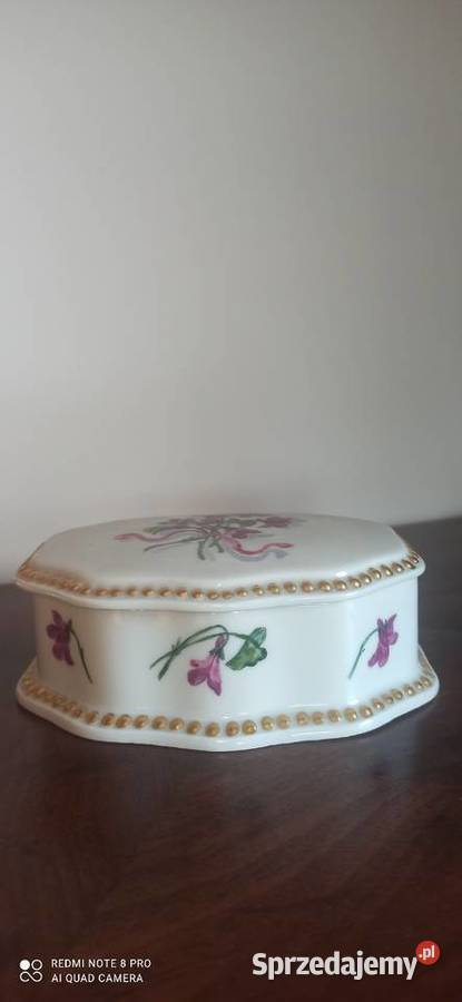 Puzderko szkatułka Rosenthal Selb Plssberg Porcelana i szkło