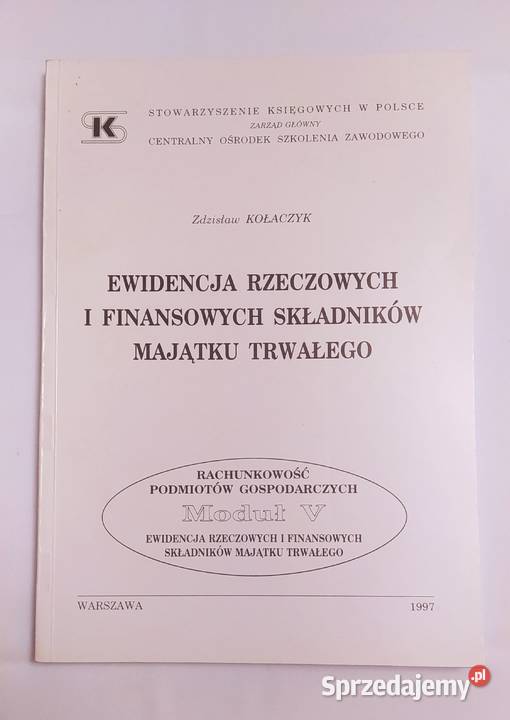 EWIDENCJA RZECZOWYCH I FINANSOWYCH ZKołaczyk podlaskie