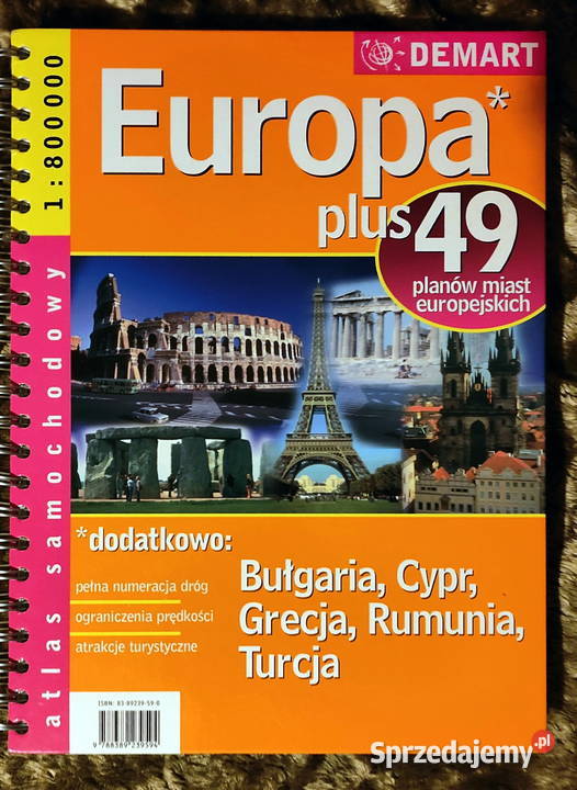 Europa plus 49 planów miast europejskich 1800 Rok wydania 2005 Lublin