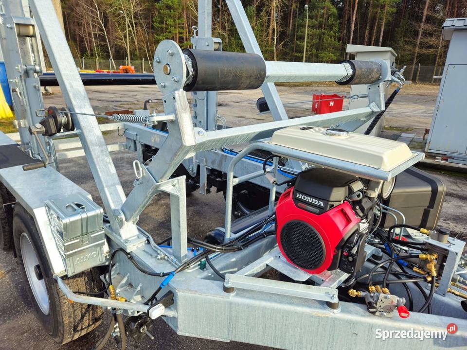 Przyczepa kablowa typ U do 10 ton z napędem i dolnośląskie Głogów