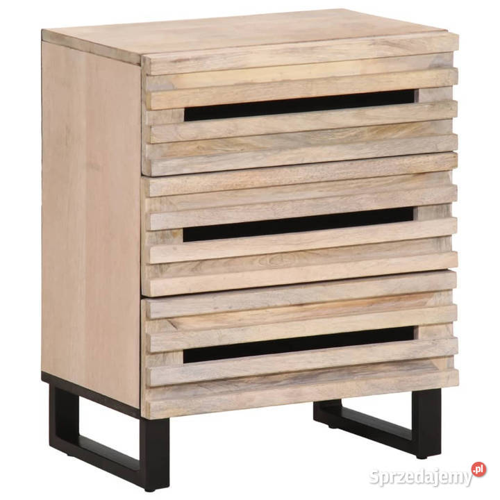 Szafka nocna 50x34x62 lite drewno mango WM377484 Nocne Warszawa