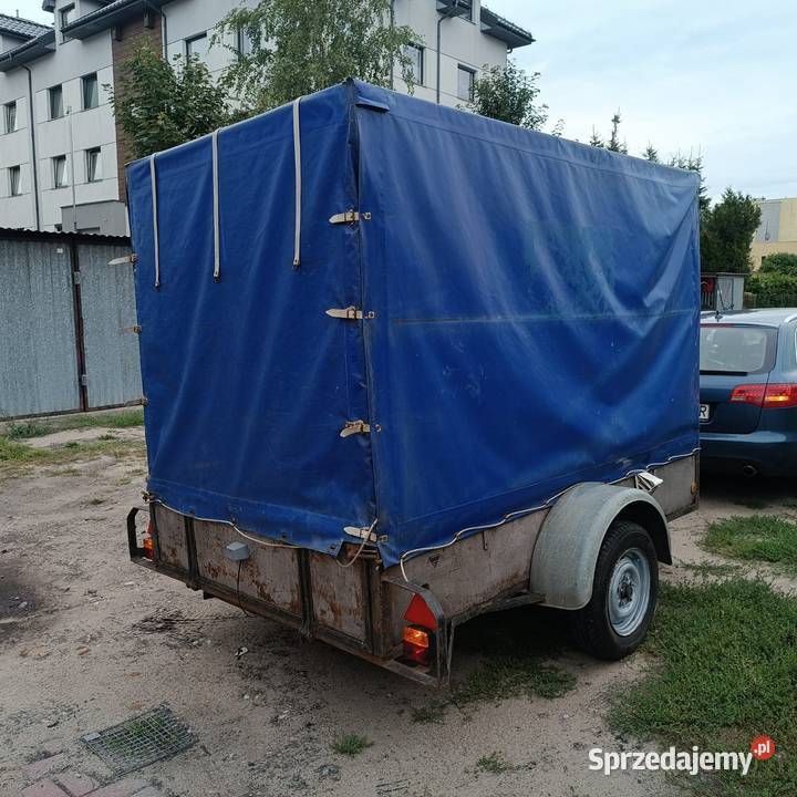 Przyczepka samochodowa lekka z plandeką 25m duża