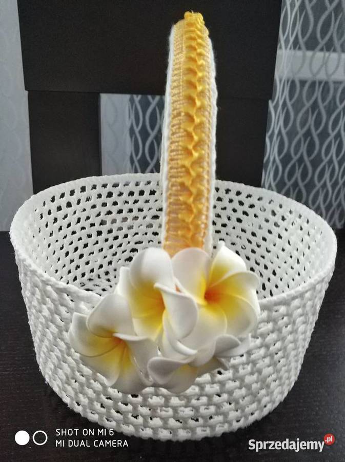 Koszyk szydełkowy Dekoracje i ozdoby Straszęcin