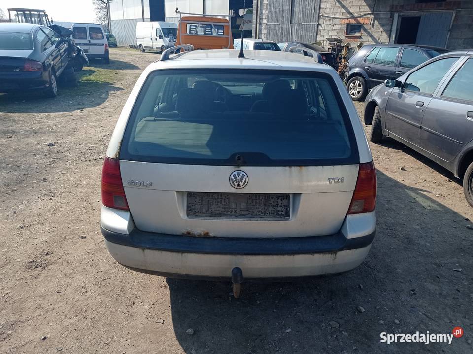 Volkswagen Golf 19 TDI Kombi 81 kW 2000 r dawca Rok produkcji 2000 Szklarka Myślniewska
