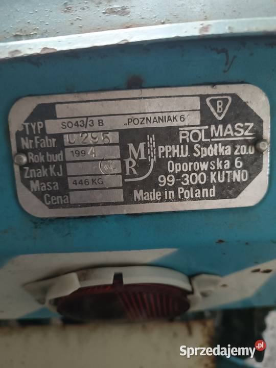 Rolmasz Poznaniak 6 opolskie Mirowszczyzna