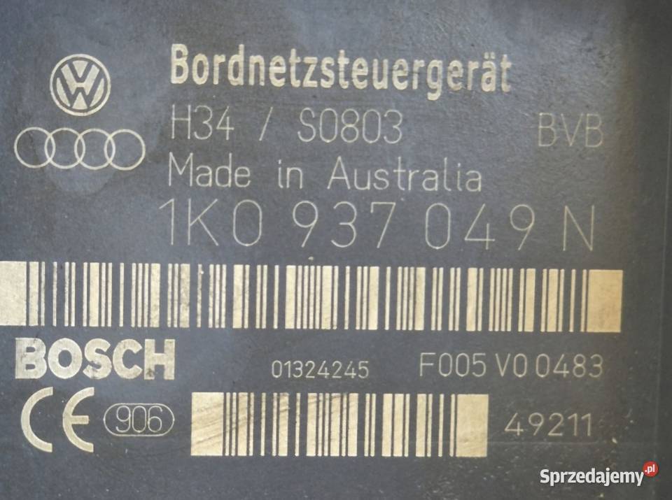 MODUŁ STEROWNIK BORDNETZ AUDI SEAT SKODA VW osobowe Działoszyce