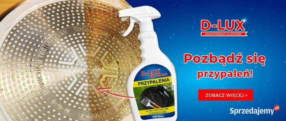 PŁYN NA PRZYPALENIA DO TŁUSZCZU SPALENIZNY DLUX Toruń
