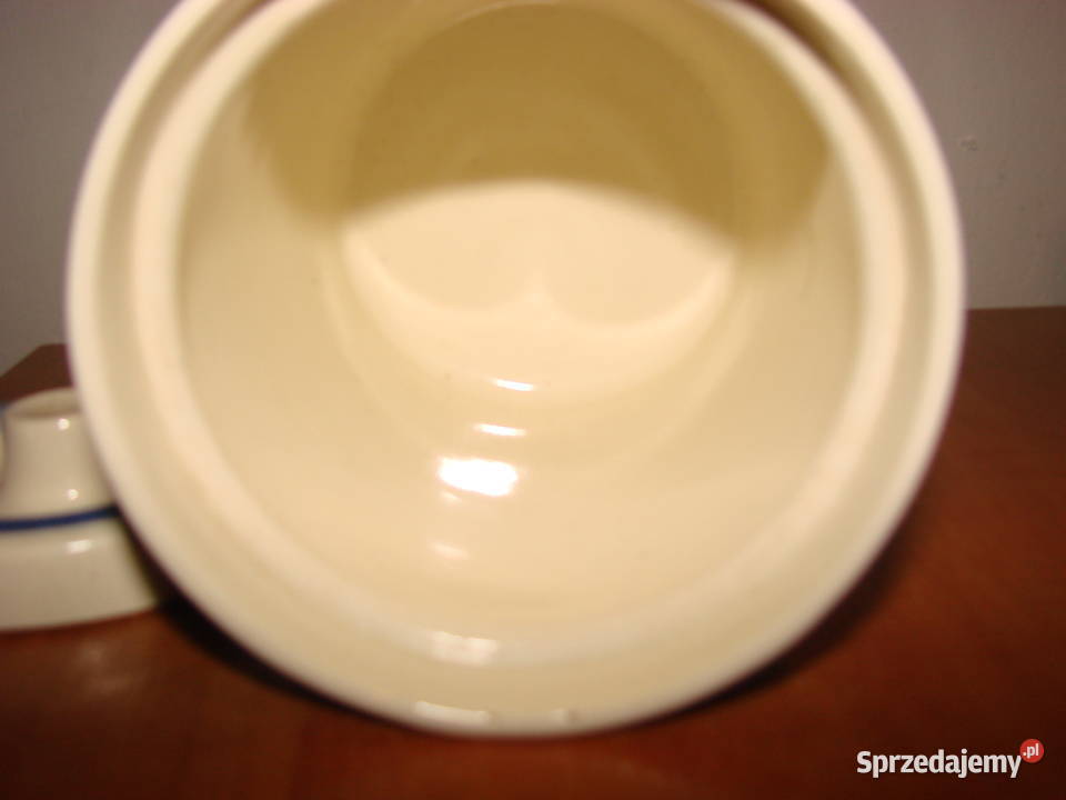 Włocławek fajansowy pojemnik kuchenny Pruszcz Gdański