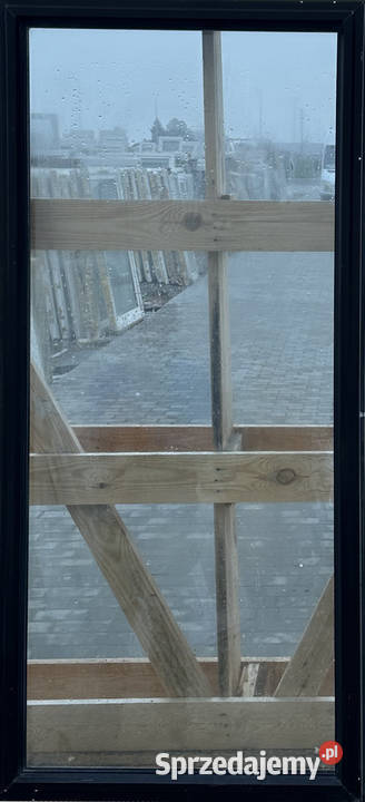 OKNA KacprzaK Witryna 73X151 FIX Używany PCV Okna ścienne Siedlce