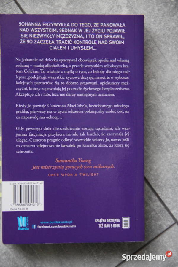 WSZYSTKIE ODCIENIE POŻĄDANIA Samantha Young śląskie Chorzów