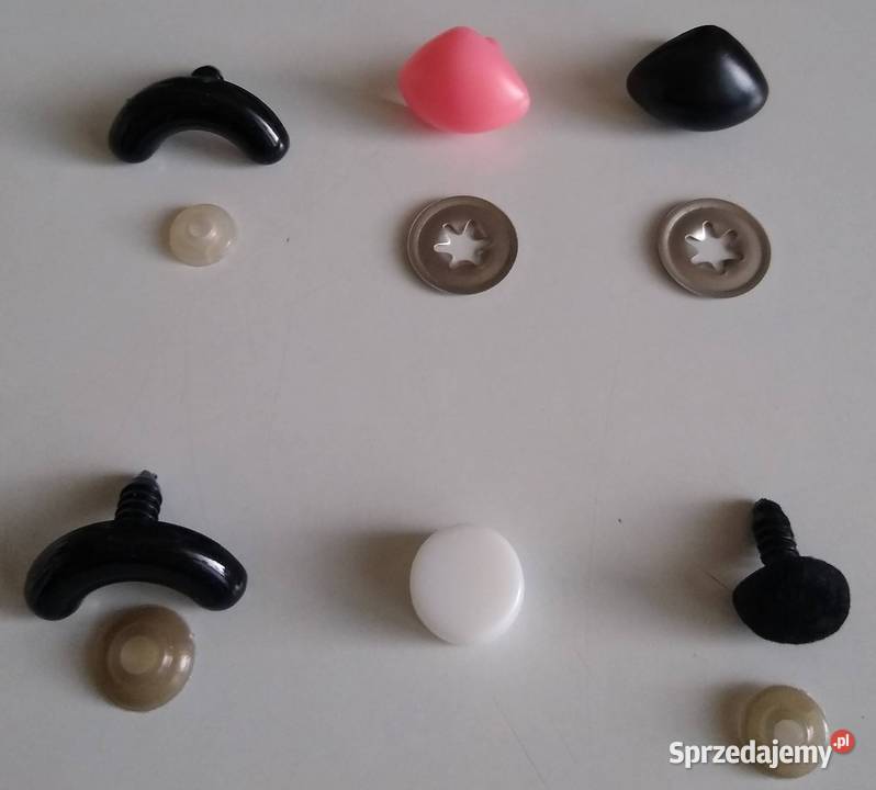 Nos Oczy Usta do Amigurumi urocze kawaii