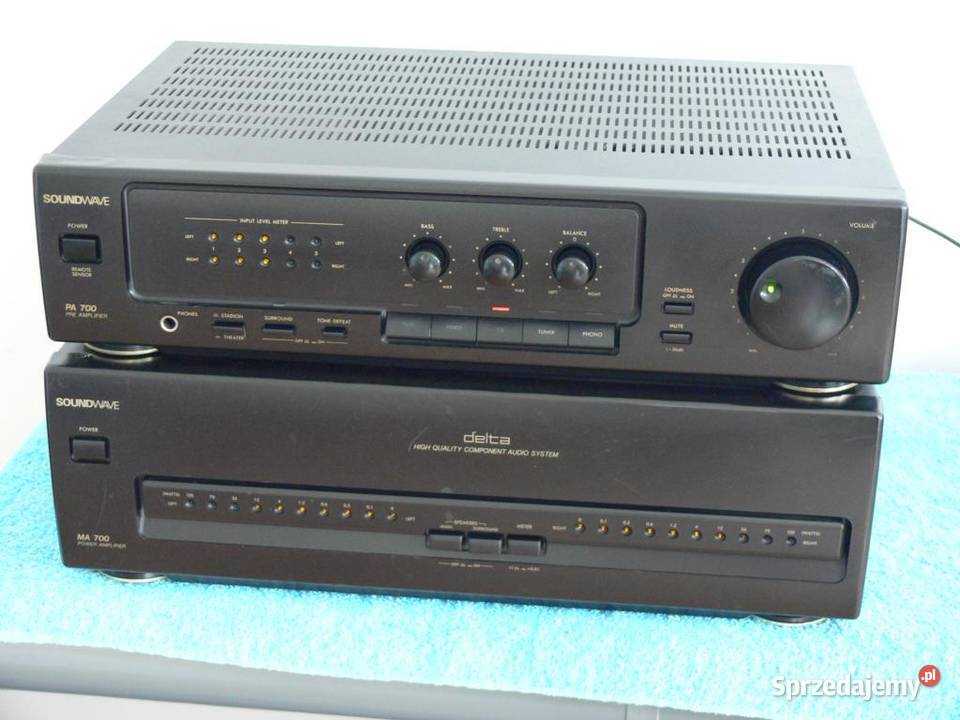 Wzmacniacz Soundwave PA700 i MA700 mocny 515 wat Jasło